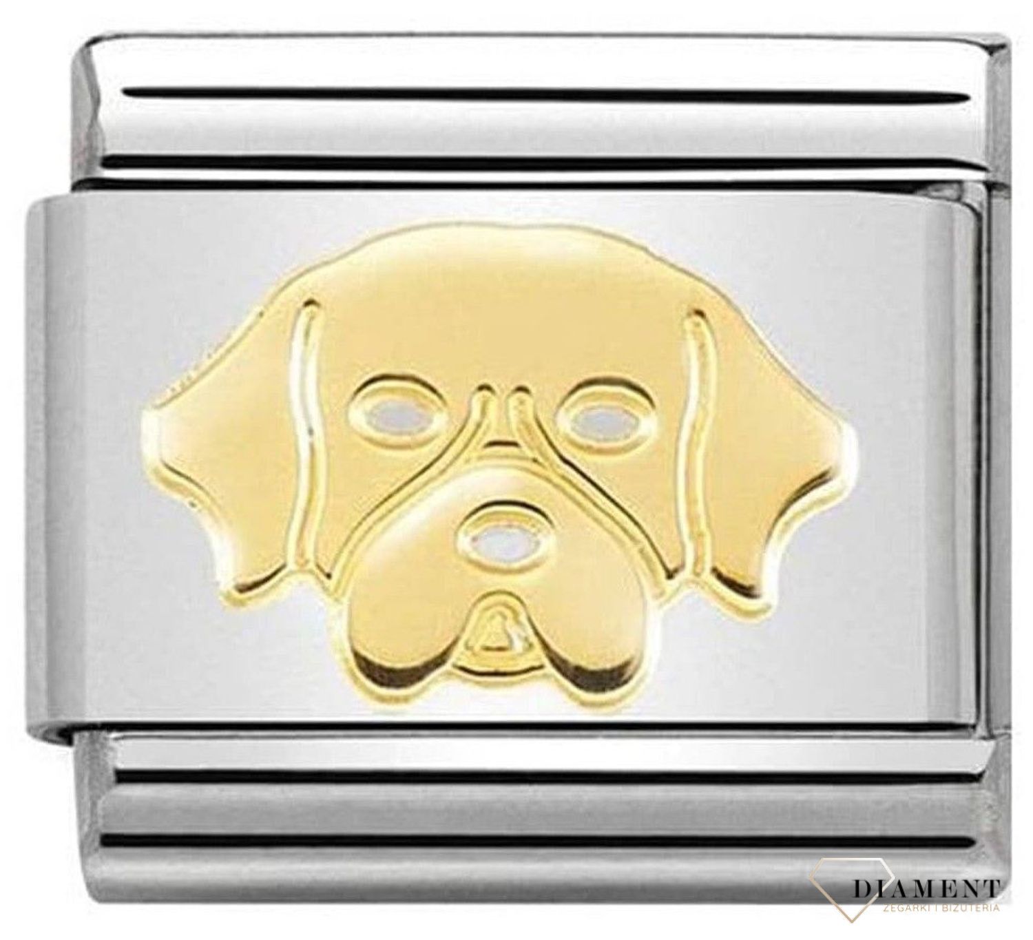 Nomination - Link 18K zawieszka złoto 'Gold Pies Golden Retriever ' 030162 56 biżuteria nomination nomination zawieszki nomination baza.jpg